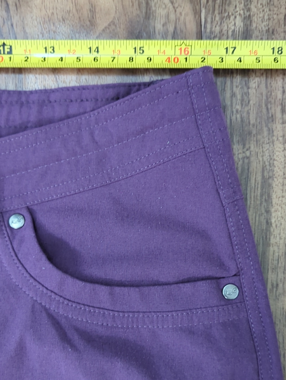 Kuhl Women’s Purple Hiking Pants 12 Short - Picture 10 of 11